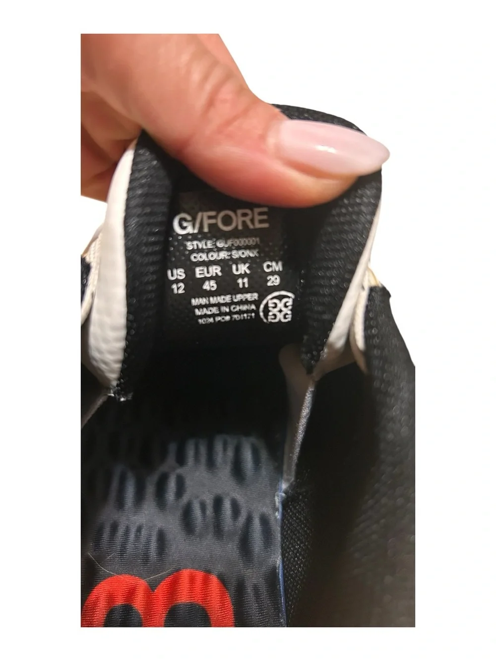 Men’s G/FORE G/18 Golf Shoes - Snow/Onyx EUC size 12